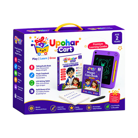 3-in-1 Reading, Writing & Learning Kit for Kids
